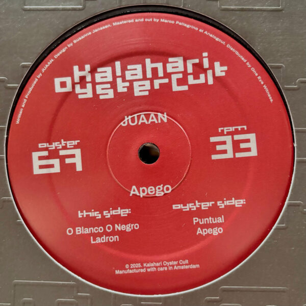 Juaan Apego -  Kalahari Oyster Cult (OYSTER67)