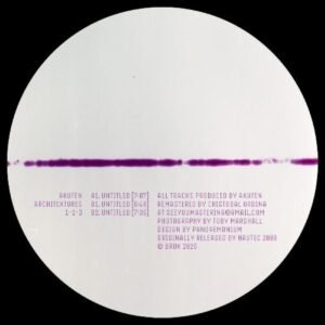 Akufen – Architextures 1 -2 -3