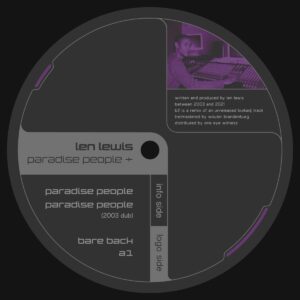 Len Lewis – Paradise People +