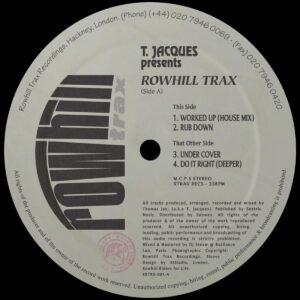 T. Jacques – Rowhill Trax EP